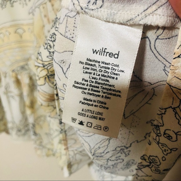 Aritzia Wilfred Macee Peplum Blouse MEDIUM - Picture 7 of 8